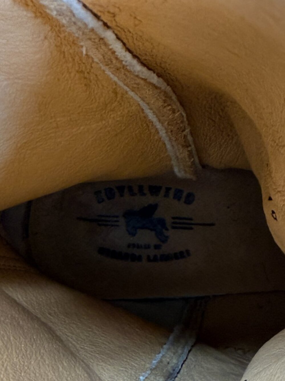 Distressed Brown Leather Cowgirl Boot Square Toe Idyllwild By Miranda Lambert - Picture 6 of 8